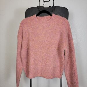 Universal Thread Women's Boucle Crewneck Pullover Sweater Size M